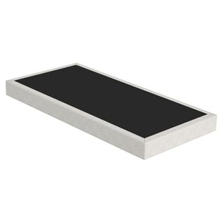 Sommier Tapissier Sr15 Beige 90x200 Lattes Bois Massif - H.15 Cm - Made In France