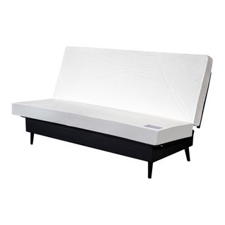 Banquette clic-clac COCON tissu velours charbon