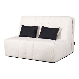 Banquette BZ CARESSE tissu velours beige