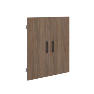 Lot de 2 portes MAYENCE Imitation Noyer