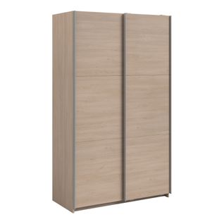 Armoire 2 portes couli. L.120 SWING imitation chêne