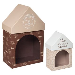 Lot De 2 Boites Hutte