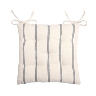 Lot De 4 Galettes De Chaise 5 Points 40x40 St Trop Anthracite Coton