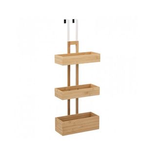 Étagère De Porte 3 Niveaux Bambou