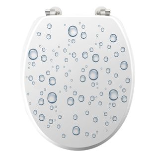 Abattant Wc Mdf Charnières Métal Bubble