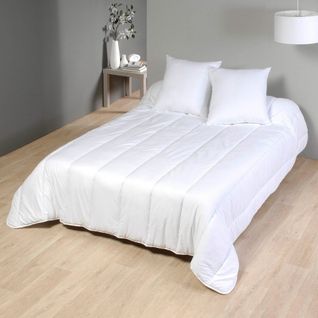 Couette Blanche Chaude Anti-moustiques Anti-punaises De Lit 220x240 Cm