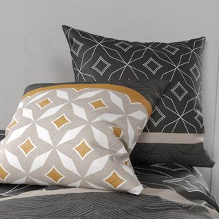 Housse De Couette 260x240 Ota + 2 Taies Coton 57 Fils