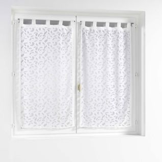 Paire De Voilages à Passants 60x90 Maille Manon