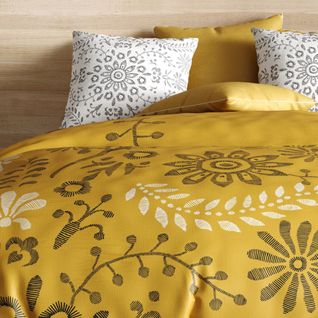 Housse De Couette 260x240 Babouchka + 2 Taies Coton 47 Fils
