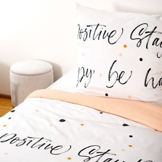 Housse De Couette 240x220 Positive + 2 Taies Microfibre