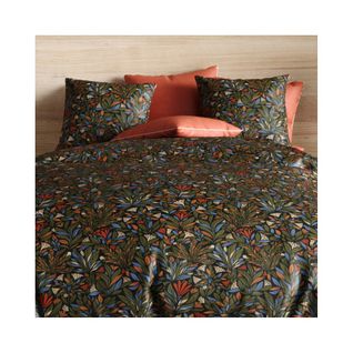 Housse De Couette 260x240 + 2 Taies Bogota En Percale De Coton 71 Fils