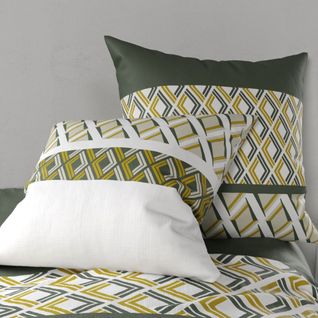 Housse De Couette 240x220 Nayaa + 2 Taies Coton 57 Fils