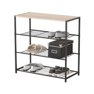 Etagère Range Chaussures 3 Niveaux 63x30xh63cm