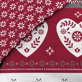 Housse De Couette 260x240 + 2 Taies Alpage 100% Coton