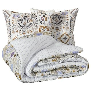 Housse De Couette 240x220 + 2 Taies Coton Khafu