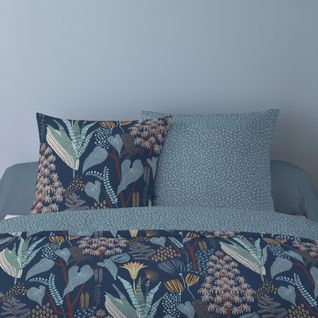 Housse De Couette 240x220 Calao + 2 Taies Matière Polaire