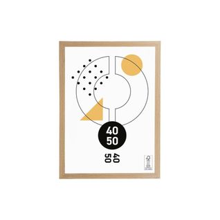Cadre Photo Mdf Bois Naturel 40x50cm