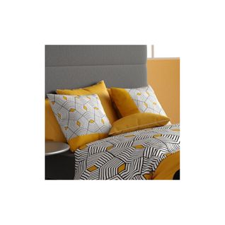 Housse De Couette 240x220 Faro + 2 Taies Coton 57 Fils