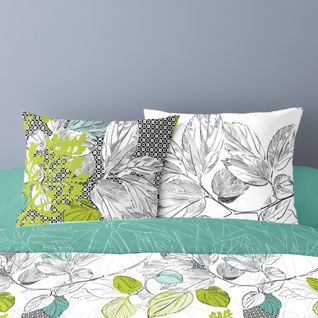 Housse De Couette 260x240 Polly + 2 Taies 100% Coton