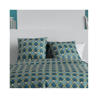 Housse De Couette 260x240 Triska + 2 Taies Coton 57 Fils