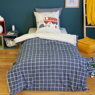 Housse De Couette 140x200 + 1 Taie Flammeche