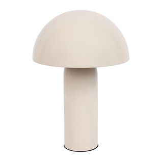 Lampe En Métal Champignon Coloris Beige