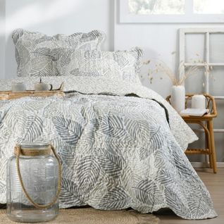 Couvre Lit Boutis Réversible 240x220 Avec 2 Taies Gally