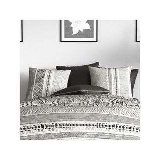 Housse De Couette 240x220 + 2 Taies En Coton 57 Fils