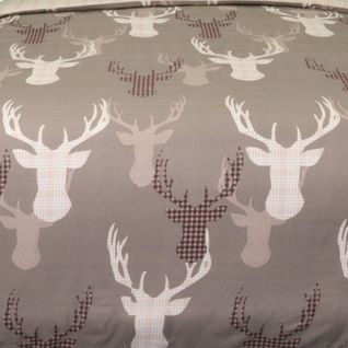 Housse De Couette 240x220 + 2 Taies Flanelle 100% Coton