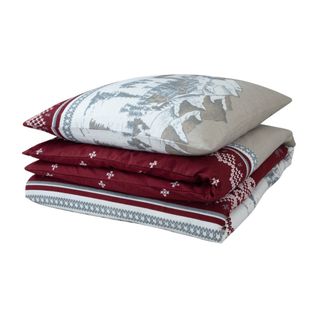 Housse De Couette Flanelle 140x200 + 1 Taie D'oreiller