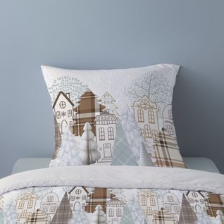 Housse De Couette Flanelle 140x200 + 1 Taie D'oreiller