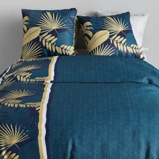 Housse De Couette 260x240 + 2 Taies En Coton 57 Fils