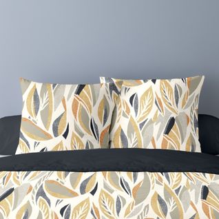 Housse De Couette 240x220 Esther + 2 Taies Matière Polaire