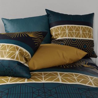 Housse De Couette 260x240 Qobe + 2 Taies Coton 57 Fils