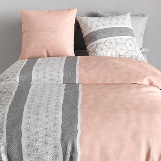 Housse De Couette 260x240 + 2 Taies En Coton 57 Fils