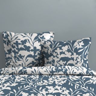 Housse De Couette 240x220 Finition Rabat + 2 Taies Coton 57 Fils