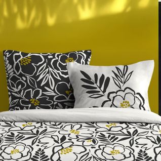 Housse De Couette 240x220 Finition Rabat + 2 Taies Coton 57 Fils