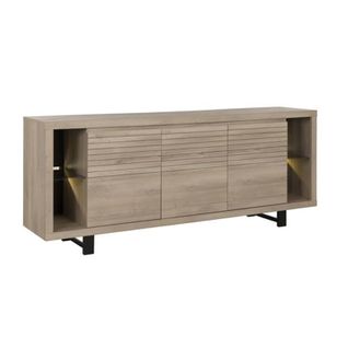 Buffet 3 Portes 4 Niches Clay Chêne Clair