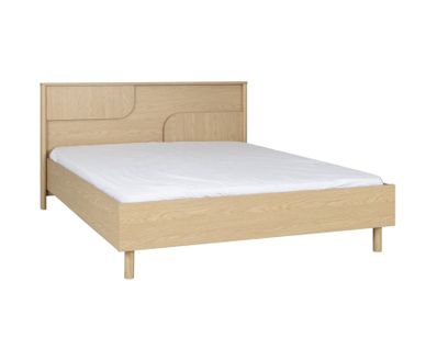 Lit 160x200 cm GALYS imitation chêne rookwood