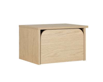 Chevet suspendu 1 tiroir GALYS imitation chêne rookwood