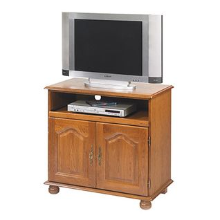 Meuble TV Plateau Pivotant Et Coulissant En Chêne - Quimper