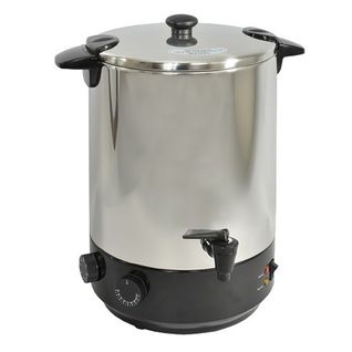 Stérilisateur De Bocaux Électrique Inox Avec Robinet Et Minuteur 19l 1650w - Zj-200td