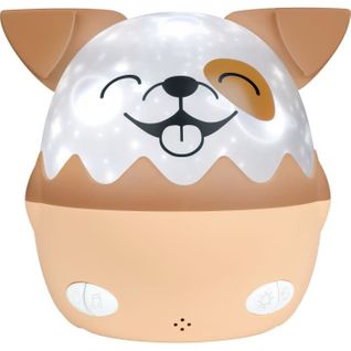 Veilleuse Musicale Sans Fil - Bigben - Chien - Projection 360°, 13 Films, 8 Mélodies, Télécommande,