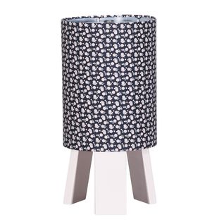 Lampe De Chevet Avec Pied En Coton Bleu Marine