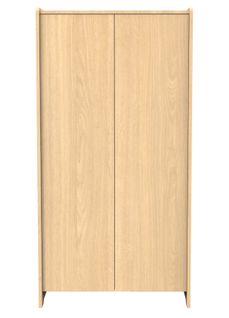 Armoire 2 Portes En Bois Décor Chêne Miel