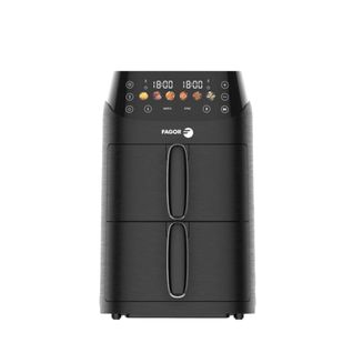 Friteuse Sans Huile 2x2.5l 2000w Noir - Fg3301