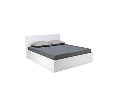 Lit Coffre Madrid 140x200 + 1 Sommier / Blanc