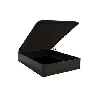 Lit Coffre Spiro 90x200 + 1 Sommier / Noir