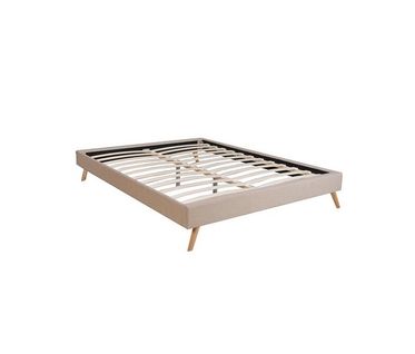 Lit 160x200 Sommier Inclus Borea Beige