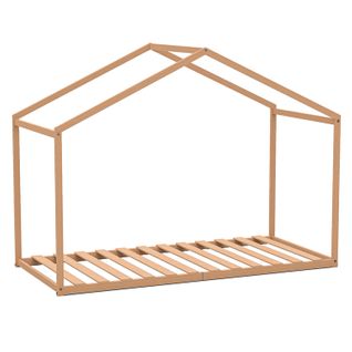 Lit Cabane 90x190 Sommier Inclus Gloria - Bois